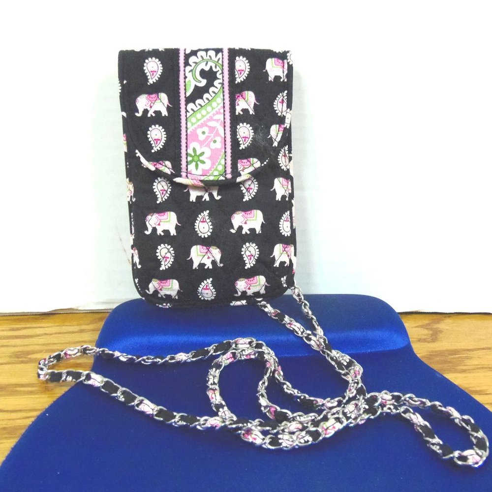 Vera Bradley"Pink Elephant"Chain Shoulder Bag